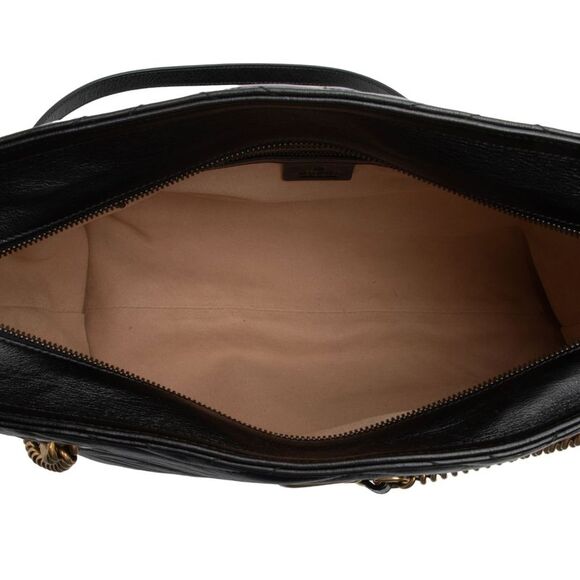 Gucci Matelasse Calfskin GG Marmont Medium Chain Tote - Picture 7 of 16